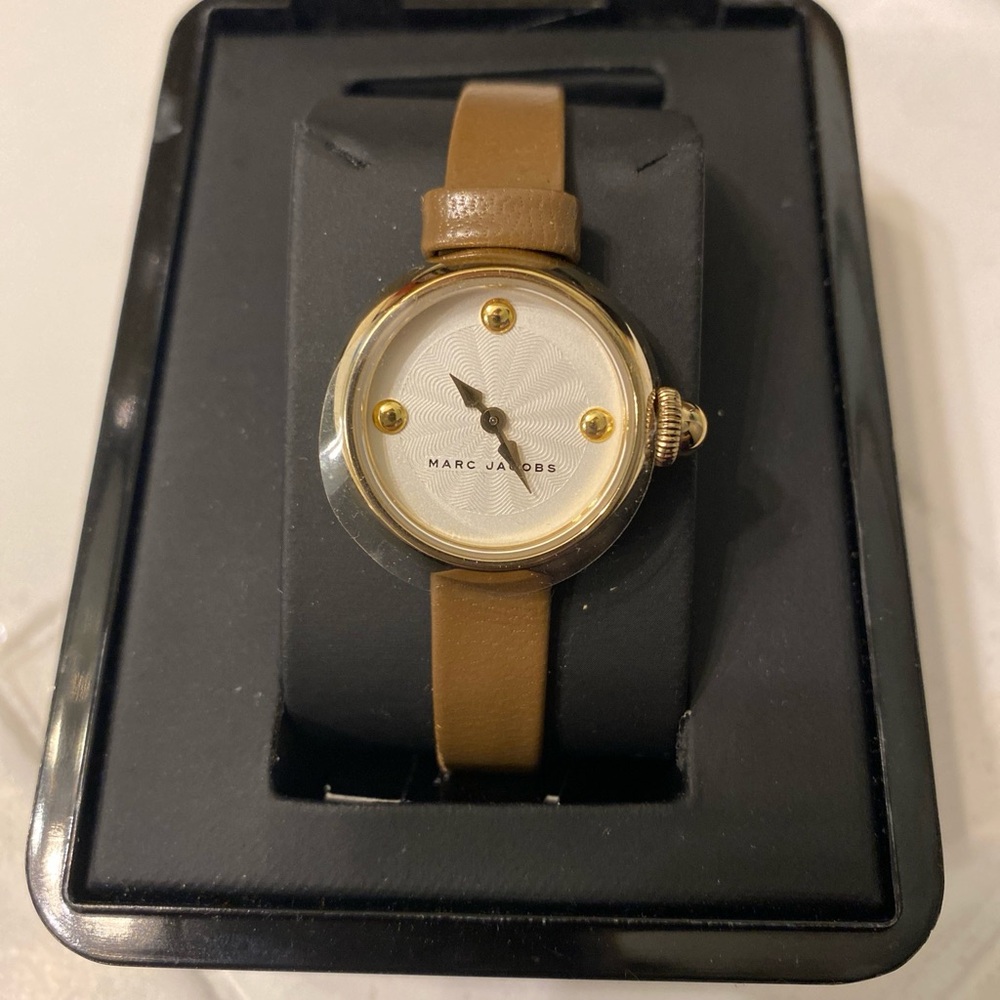 Marc Jacobs Gold and Brown Watch